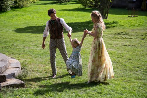 Ben Chaplin is Cinderella's father and Hayley Atwell is Cinderella's mother in Disney's live-action CINDERELLA, directed by Kenneth Branagh.