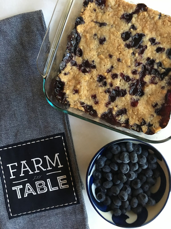 Blueberry Peach Crumble