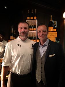 Richard Brown, Chef D'Cuisine Bull & Bear & Rafael Frederick, General Manager, Bull & Bear