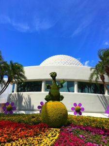 Epcot International Flower and Garden Festival Figment topiary