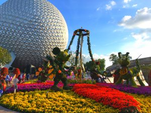 Epcot International Flower and Garden Festival Mickey and Friends Topiary Entrance