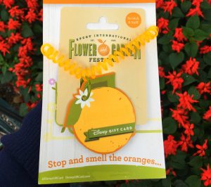 Epcot International Flower and Garden Festival Scented Gift Card Merchandise