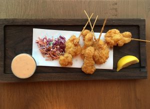 Paddlefish Lobster Corn Dogs