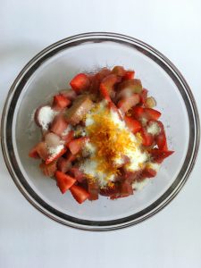 Strawberry Rhubarb Pie Mixture