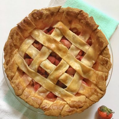 Rustic Strawberry Rhubarb Pie + Cookies For Kids’ Cancer